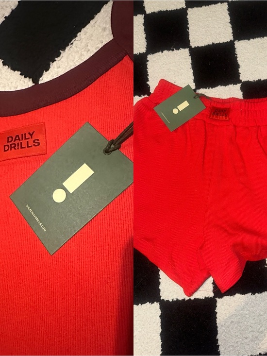 Daily Drills Pants - Tank and Thermal Resort Shorts NWT DAILY DRILLS XS/S color heart